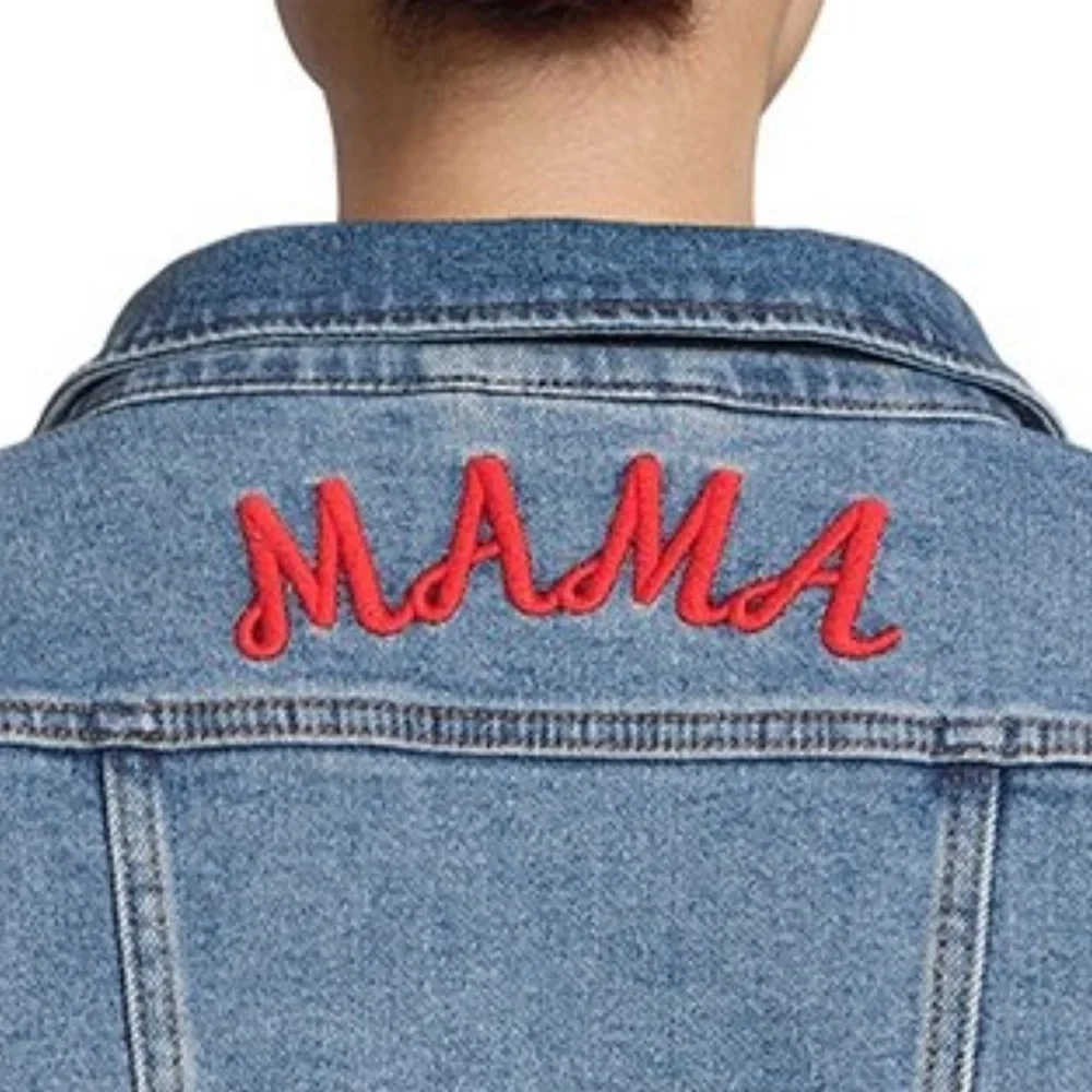 Women's Maternity Trucker Jacket - Picture 7 of 7